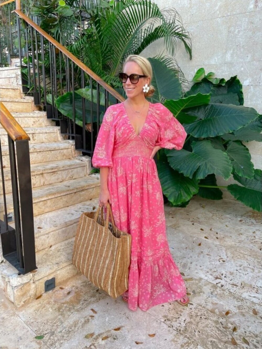 FREE PEOPLE Golden Hour Maxi in Electropop Combo Size Medium